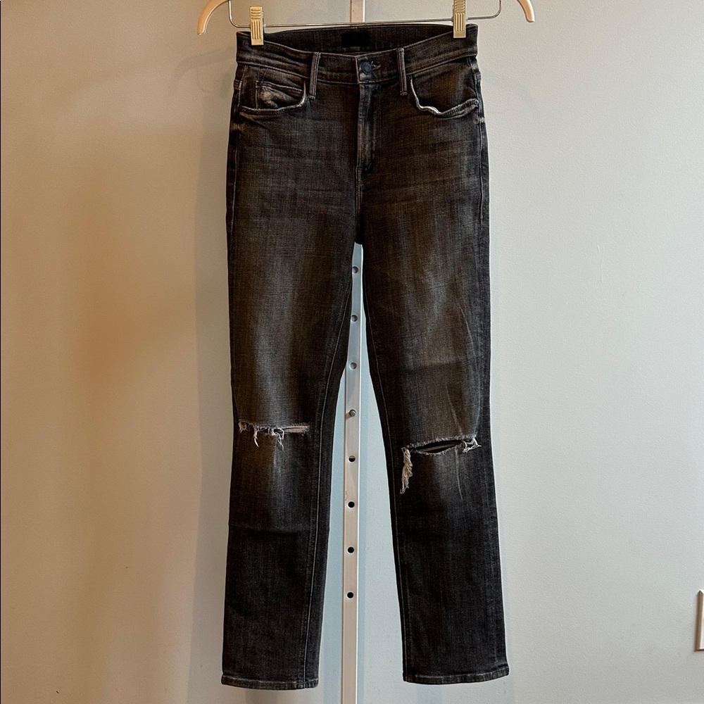 Mother Mid Rise Dazzler Ankle Open Later Wash - Picture 5 of 10